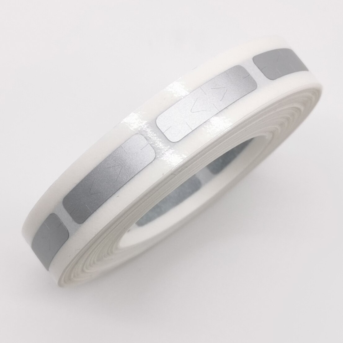 1000pcs 6x22mm manual SCRATCH OFF STICKER LABEL tape in rolls Code Covering Film Game wedding: silver