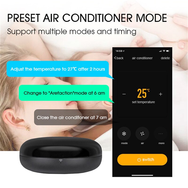 Smart IR Control Hub Infrarood Universele Afstandsbediening Een voor Alle Controle TV DVD CD AUD SAT etc. werkt met Alexa Google Thuis