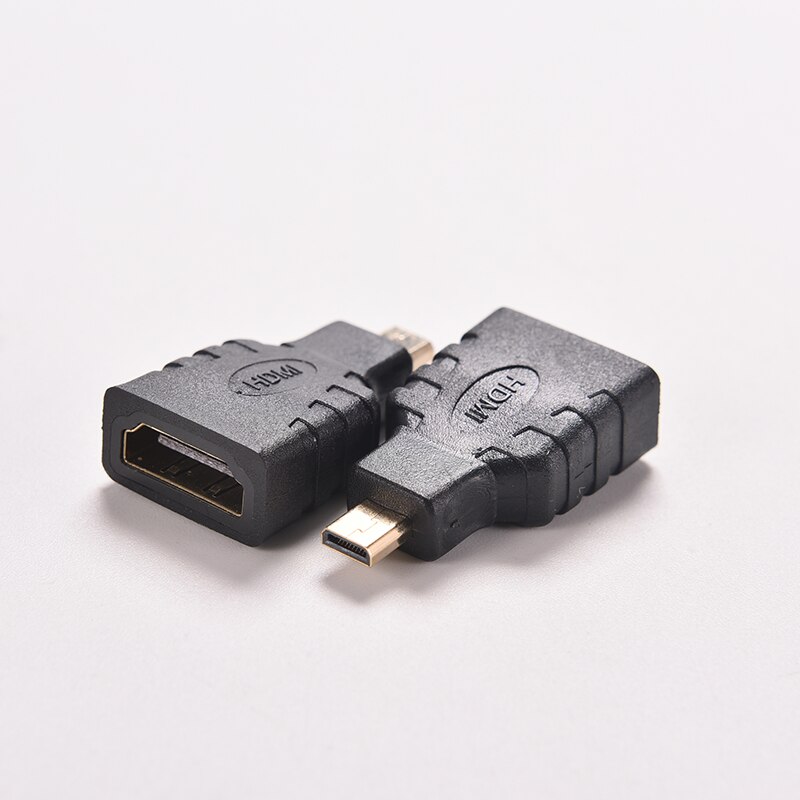 1Pcs Micro Hdmi (Type D) Male Naar Hdmi (Type A) Female Adapter Connector Voor Hdtv