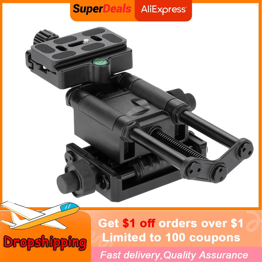 Mfr4-5 Macro Focusing Rail 4-Way Macro Slide Camera Head Photography Accessories