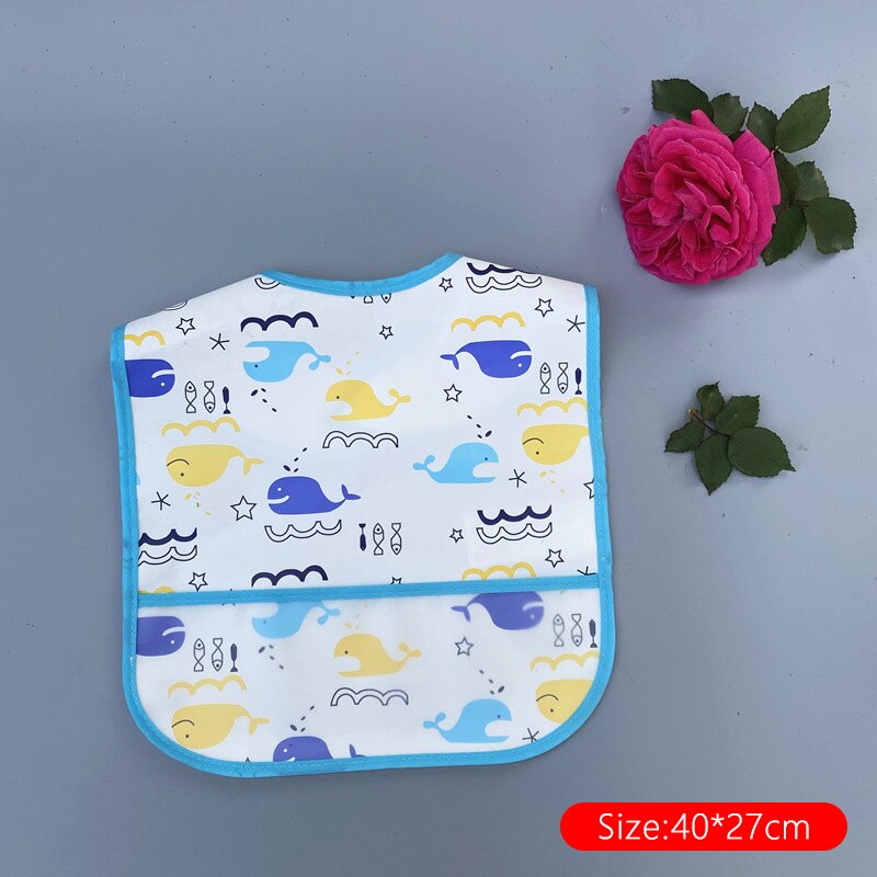 Wasserdicht Karikatur Waschen-freies EVA Bandana Fütterung Lätzchen für Baby Kleinkind 1 ~ 6 Jahre alt Baby Junge Mädchen zeug Spucktuch Kleinkind Schal: Wal-M