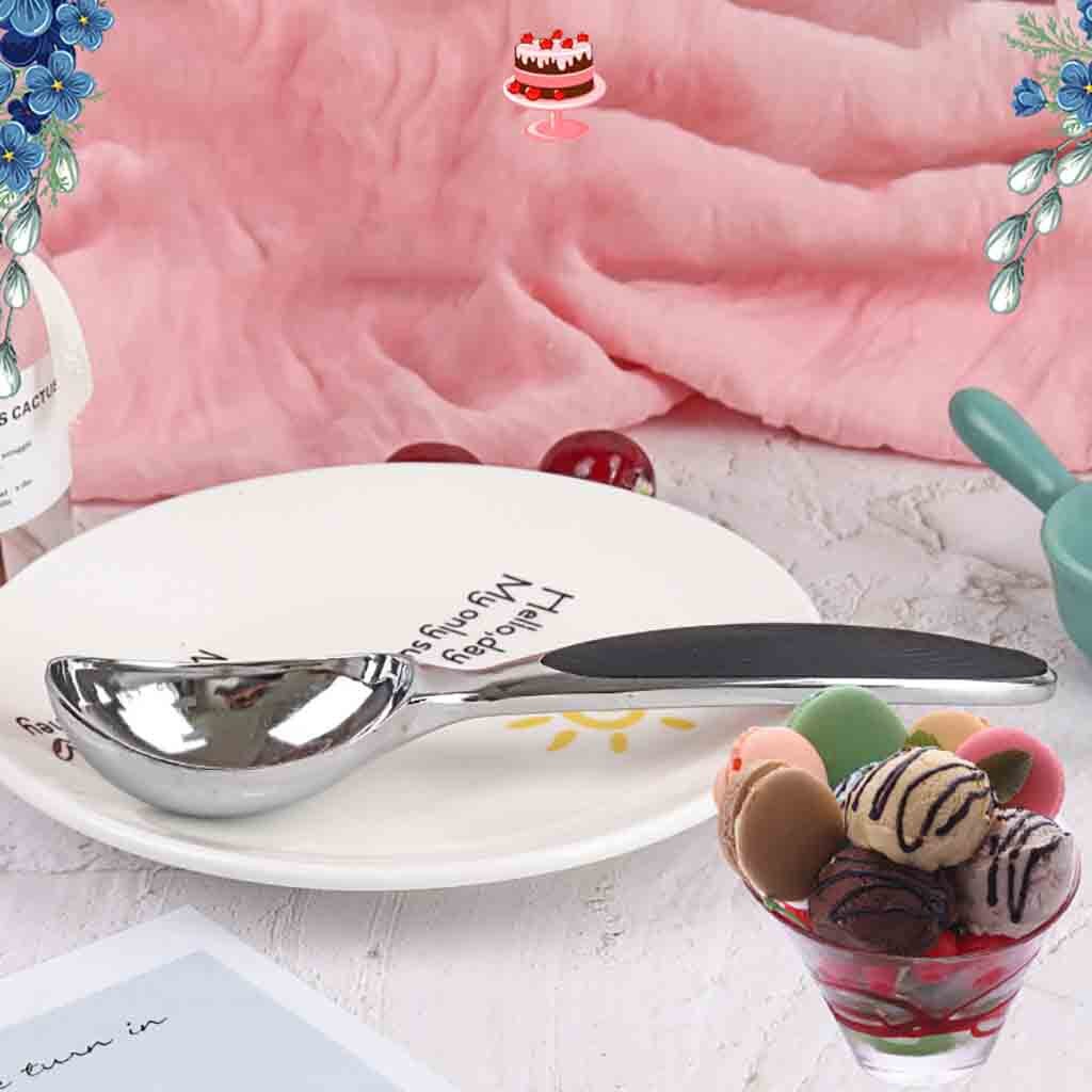 Kitchen Ice Cream Mash Potato Scoop Stainless Steel Ice Cream Scoop For Mash Fruit Food Spoon Kitchen Tools