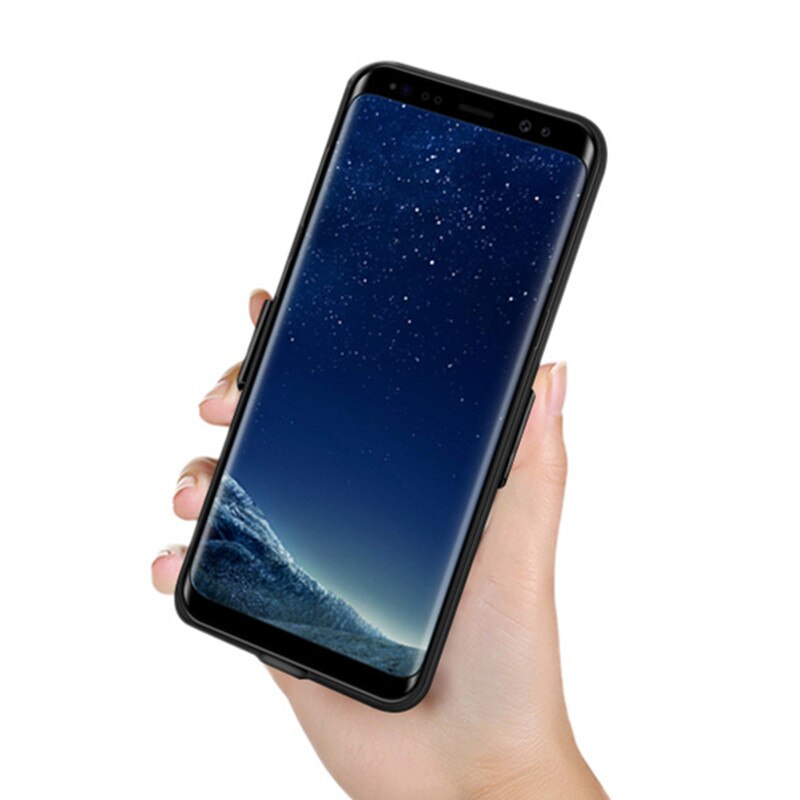 7000mAh Schlanke Ladegerät Fällen Externe Power Bank Lade Abdeckung für Samsung Galaxy S8 S9 Plus A8 Plus Telefon batterie Fall