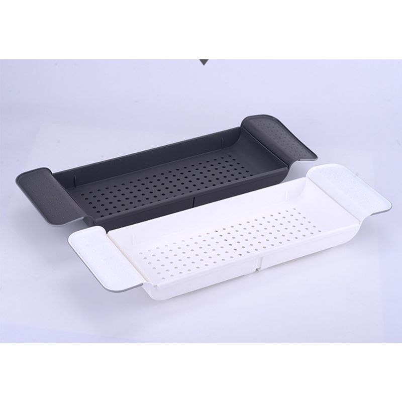 Étagère de baignoire, caddie de douche, support extensible, plateau de rangement au-dessus du bain, organisateur multifonctionnel pour salle de bain douche X4YD