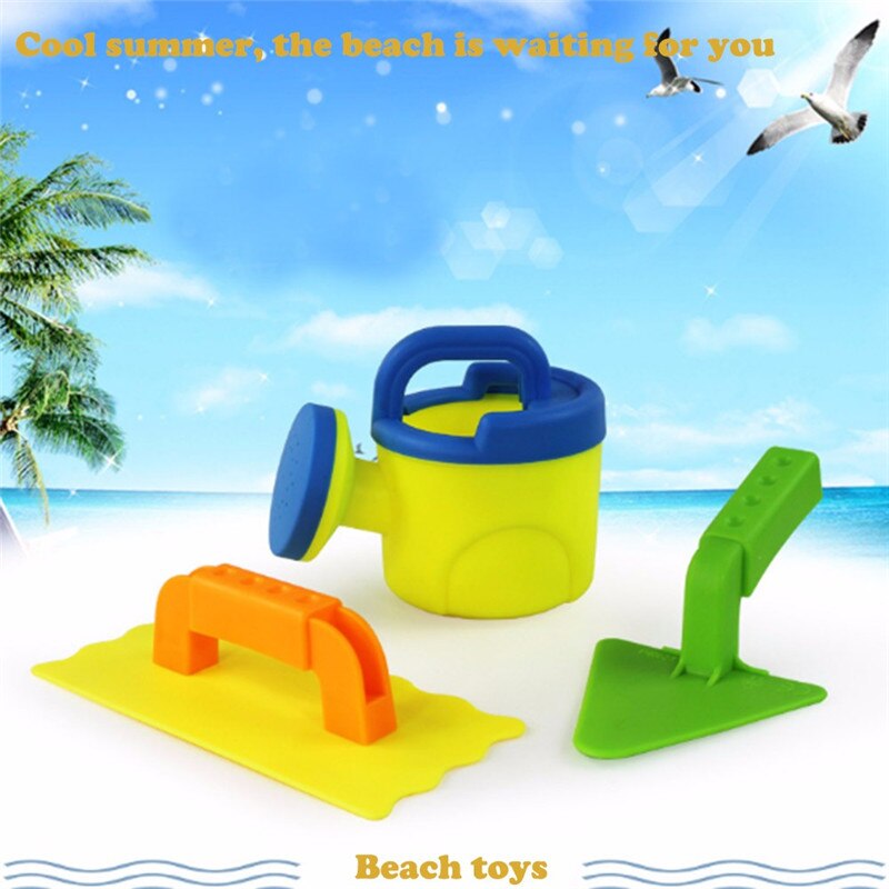 3Pcs Zand Sandbeach Kids Strand Spade Schop Hark Water Gereedschap Speelgoed Voor Kinderen juguetes brinquedos #4j19