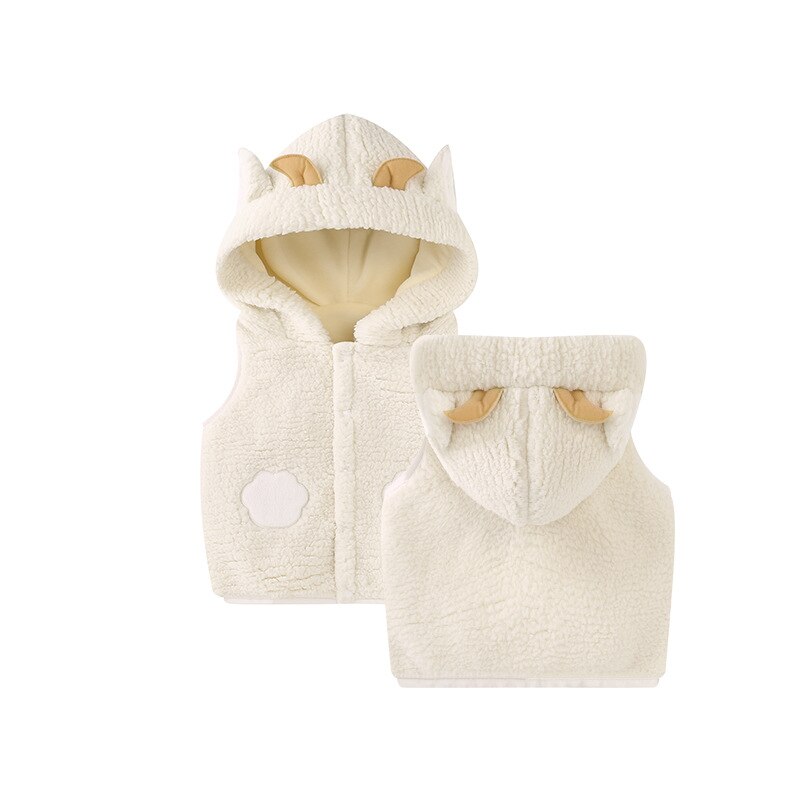 Kinderen Vest Herfst En Winter Baby Jongens En Meisjes Faux Kasjmier Fleece Vest Baby Uitgaan Warme Kleren