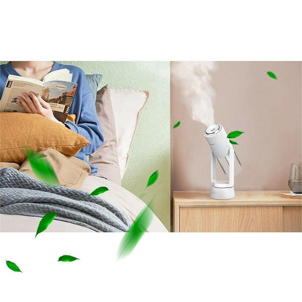 Humidificateur D'air portatif 230ml Parfumées Table Humidificateur Anion Lampe Fonction Pour Voiture Sans Fil Silencieux LED Super 230ml C7V1