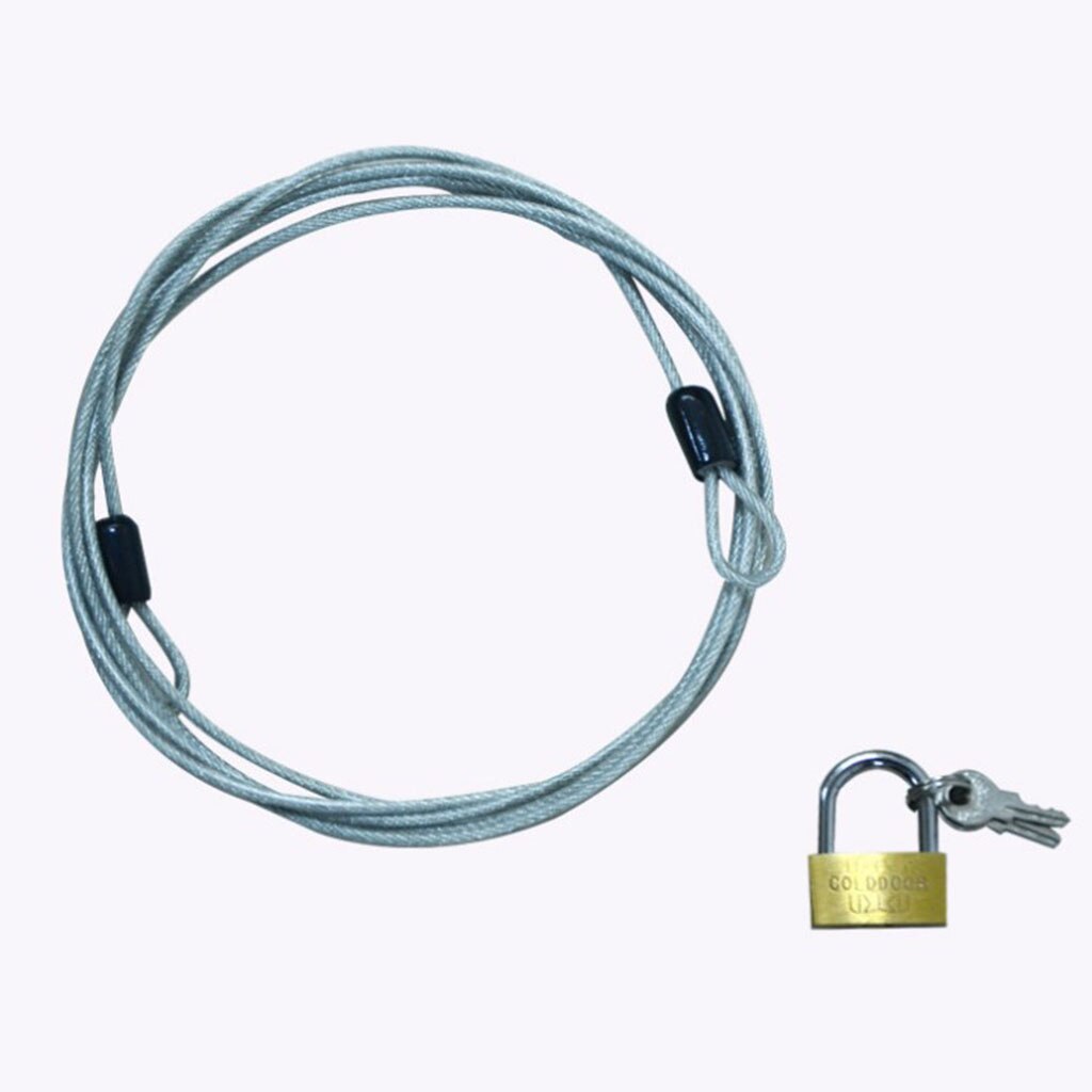 70cm funda de moto candado Cable Premium Mini seguridad candado Cable con 2 llaves