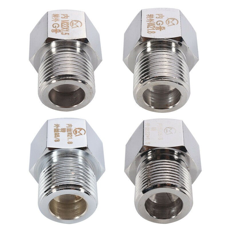 Acquario CO2 Cilindro Convertitore dell'adattatore del Connettore per Regolatore di G5/8 W21.8 M22 pesce Acquatico Forniture