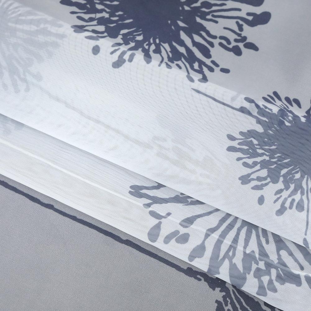 Pastorale rideau romain pissenlit Tulle rideaux pour la cuisine salon pure fenêtre Voile panneau de criblage drapé ruban magique