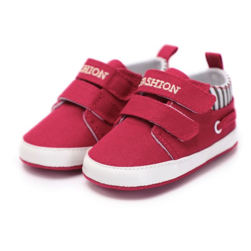 Bobora Spring Autumn Kids Boy Toddler Shoes Soft Soled Bottom Baby Crib Shoes Indoor Toddler Shoes Prewalkers 0-18M: Red / 18M