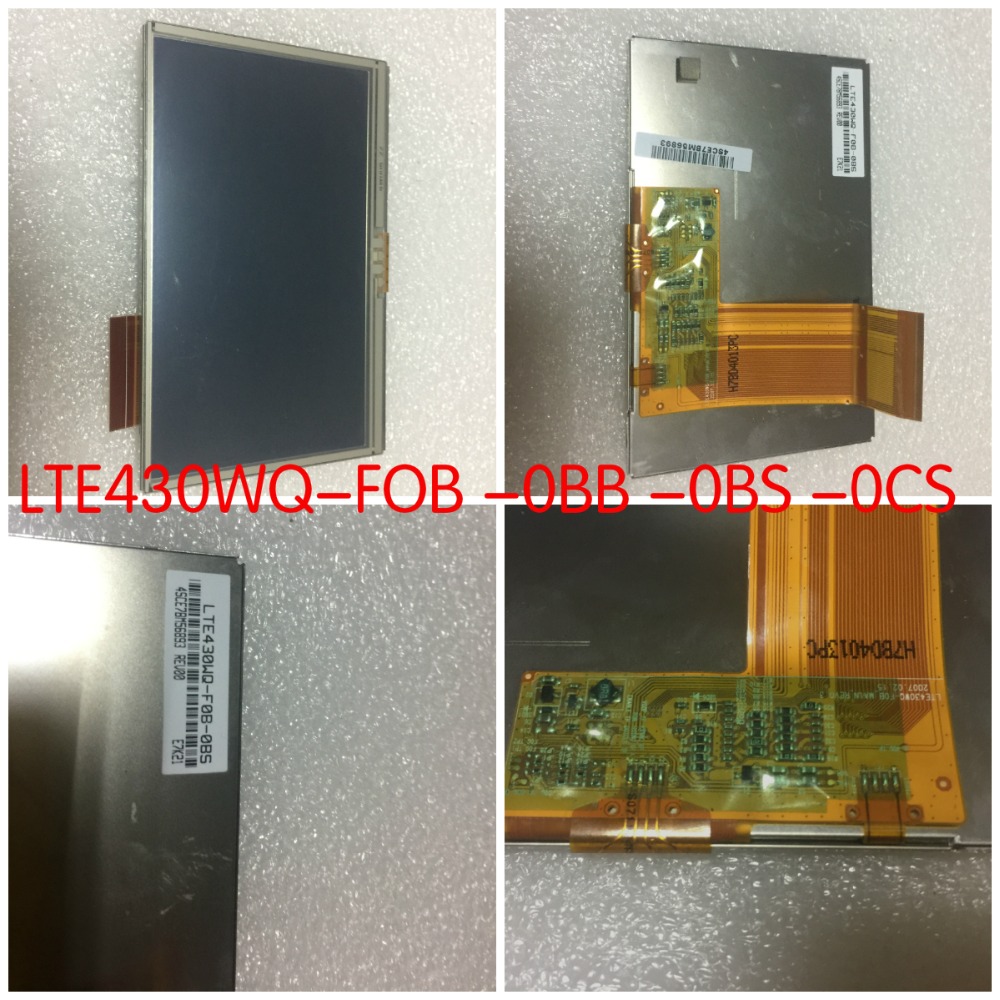 4.3'' LTE430WQ-FOB -0BB -0BS -0CS For TomTom Go 530 630 720 730 930 T Go 7000 LCD Screen+Touch Digitizer
