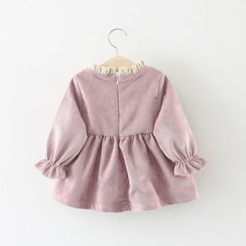 Pudcoco-vêtements de fête pour bébés filles | Vêtements mignons pour -nés, en coton, à nœud papillon: VIOLET / 3M