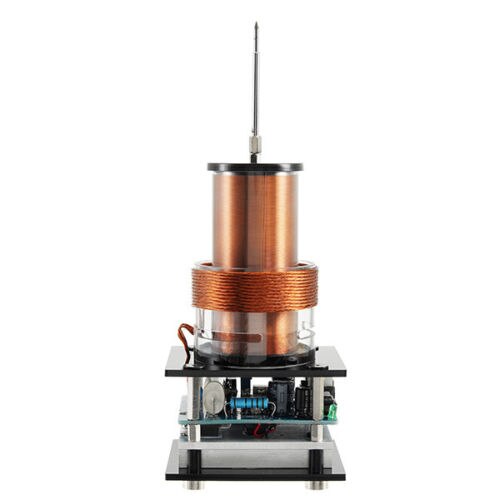 AC 100-240 V hoch Energie Musik Tesla Spule Plasma Lautsprecher + Adapter stecker und spielen