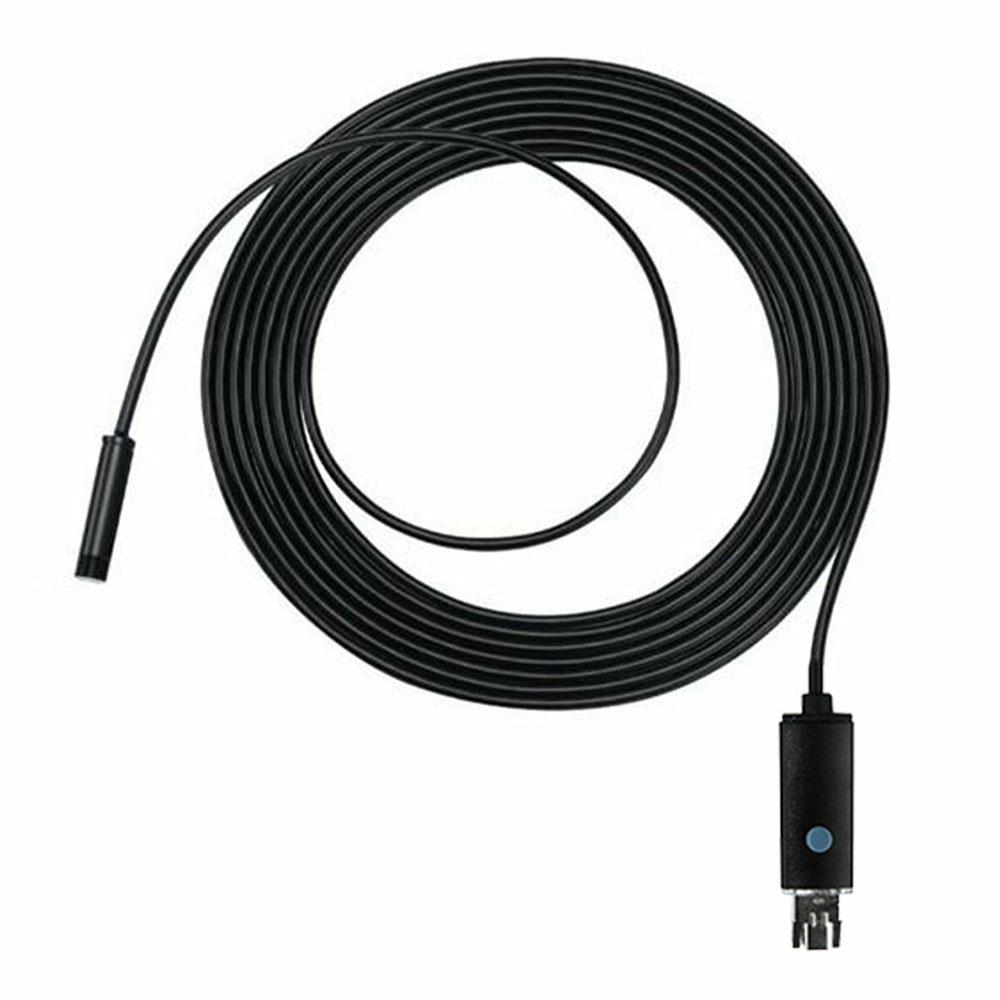 Handheld Endoscope 2 in 1 5.5mm Monitoring Photos Computers Mobile Phones Ear Spoon Borescope Endoscope 6led Inspection: 5m