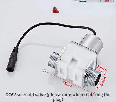 Urinal Sensor Accessories Induction Faucet Solenoid Valve Urinal Pool Induction Solenoid Valve 6V Sensor Accessories: indigo