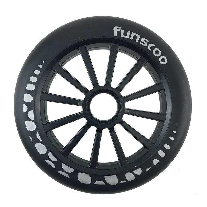 6 Pcs / Lot Skate Roller Speed Inline Skates Wheels 125 mm 85A Race Skating Wheels For Kids Adult Powerslide Speed Patines: Black Funscoo 85A / 6 pcs 125 mm wheels