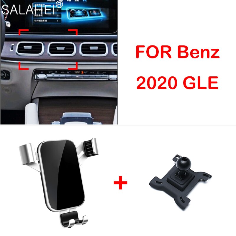 Interior Accessories Car Phone Holder For Mercedes Benz GLE GLS Air Vent Snap-type GPS Mobile Phone Bracket Stand Interior
