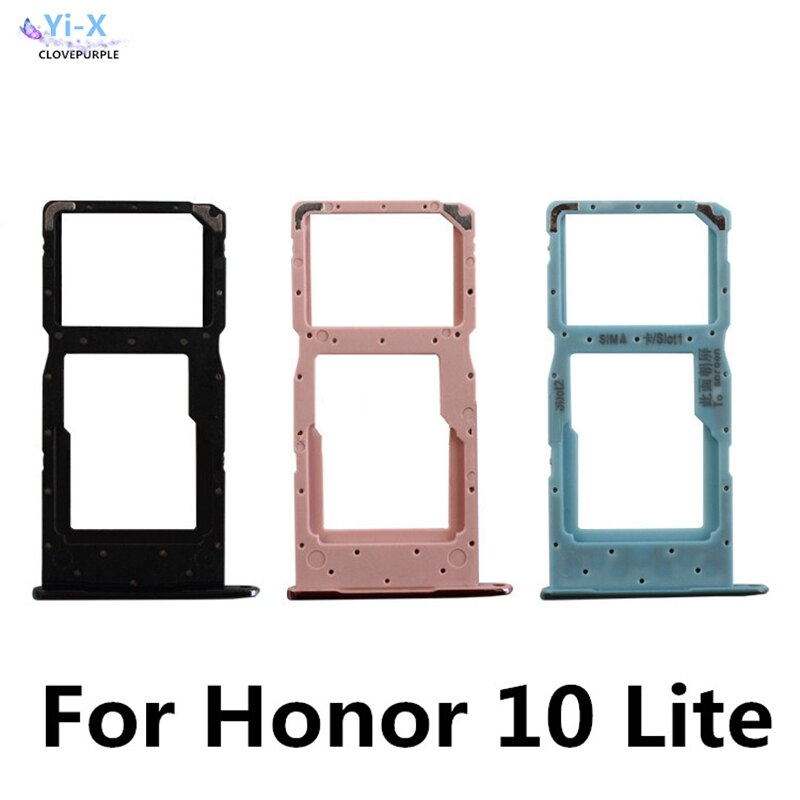 Vassoio di Carta di SIM Per Huawei Honor 10 lite Slot Per Sim card Adattatore Del Supporto per Huawei Honor10 lite