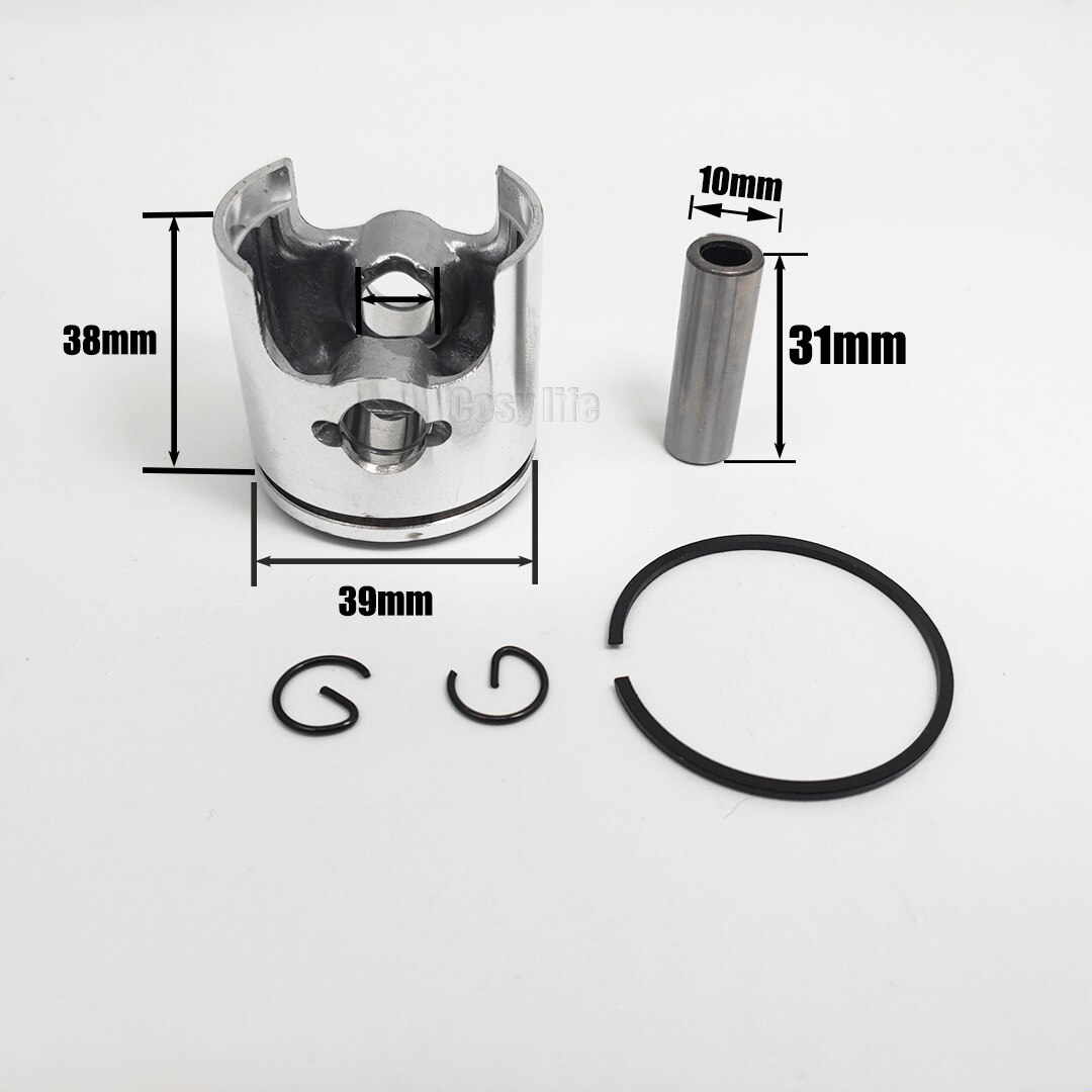 39Mm Cilinder Piston Ring Kit Fit Voor Chinese 3800 38cc Kettingzaag Zenoah Benzine Kettingzaag Cilinder Onderdelen