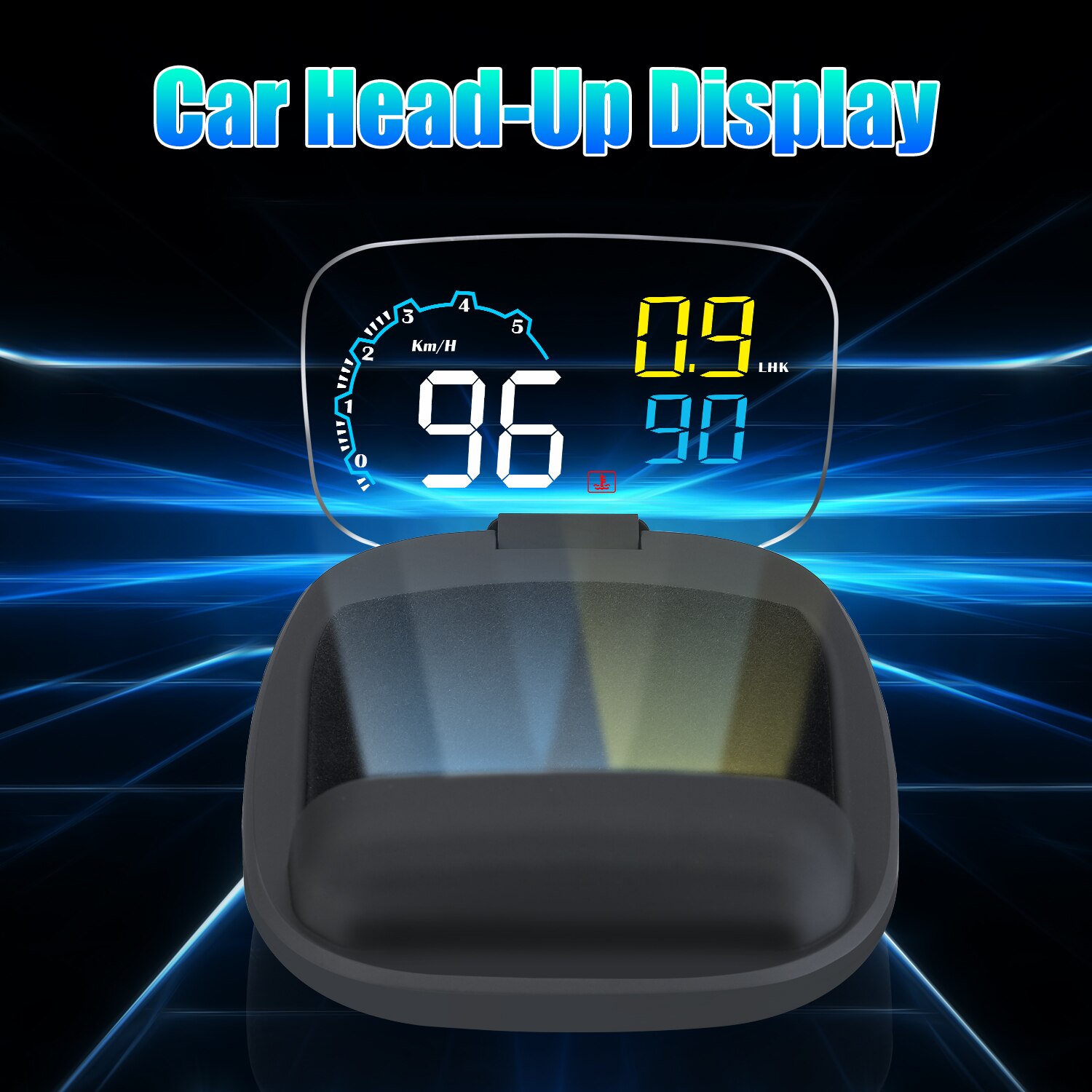 HUD Head-up Display Tachometer Temperatur Alarm OBD2 Smart Auto System Auto Elektronik Projektor Auf die Auto Windschutzscheibe