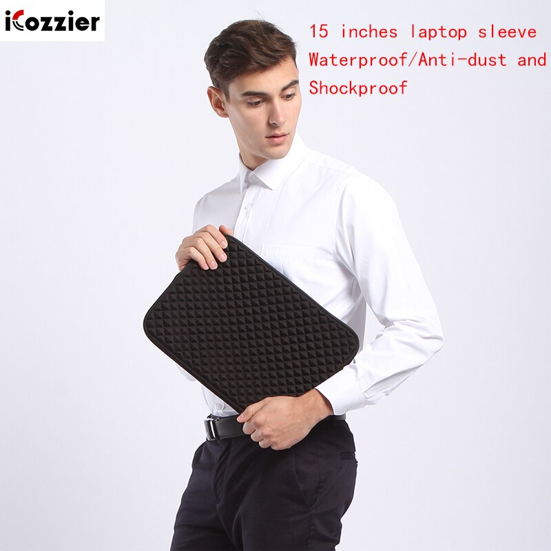 Icozzier laptoptas, laptoptas, hoes voor dell hp asus lenovo macbook 13 14 15 15.6 inch, hoes voor retina pro 15.6