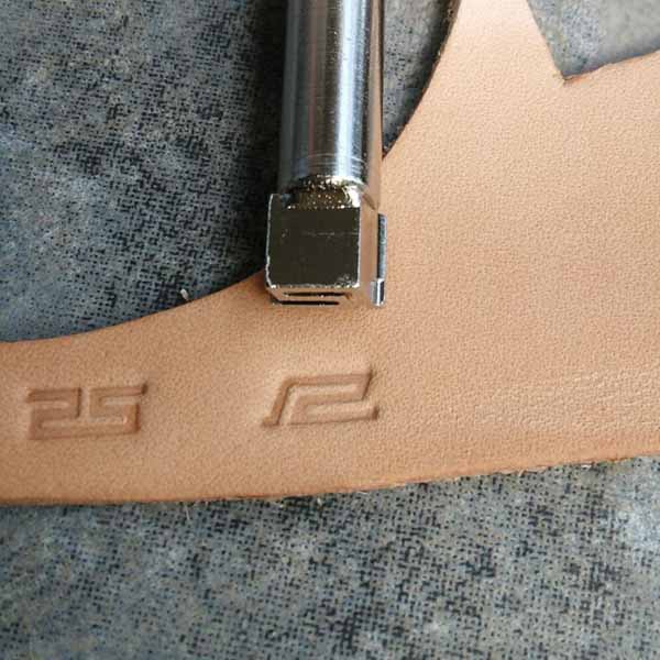 Hand-work unique leather working tools carving punches stamp craft making high steel: 2