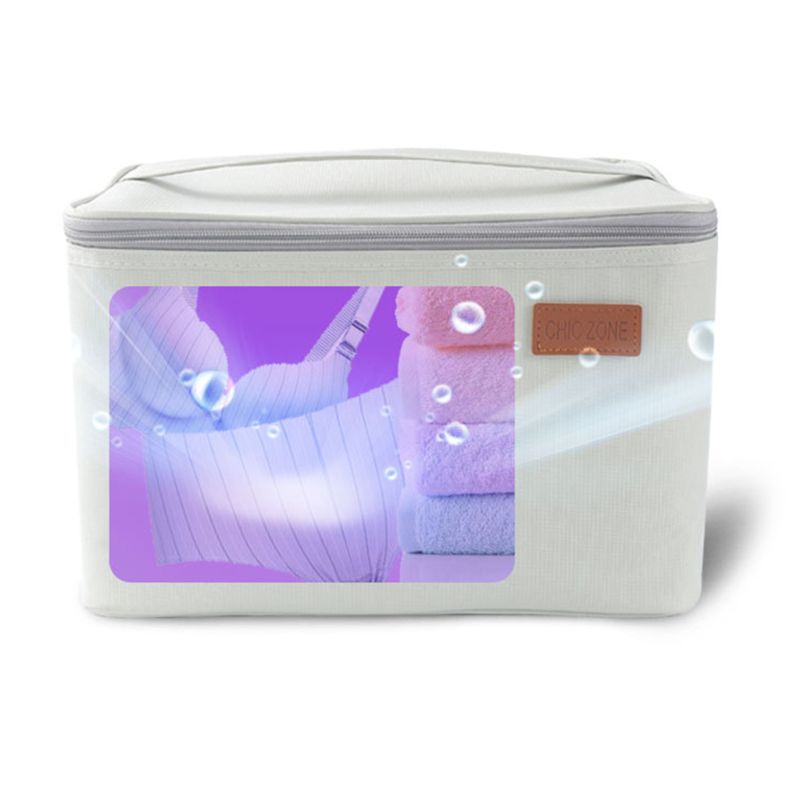 Portable UV Sterilizer Bag Folding Clothes Dryer Disinfection Cleaner Sanitizing Box for Toys Tableware Glasses