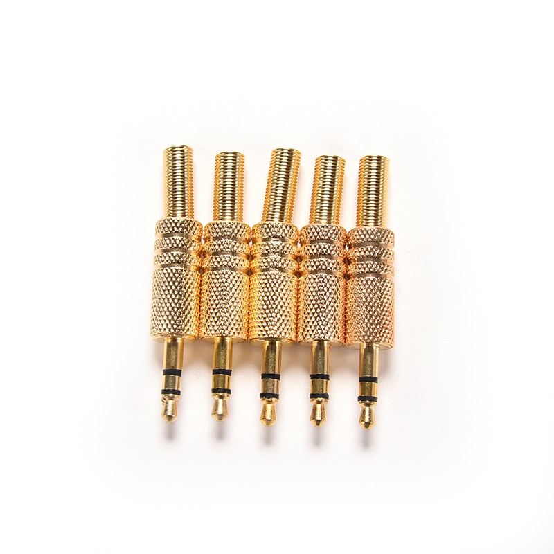 1pc 3,5mm Stereo Audio- Jack Stecker Mini 1/8 Zoll Jack Stecker Kopfhörer Stecker koax Kabel Audio- Adapter Connecter Lözehn