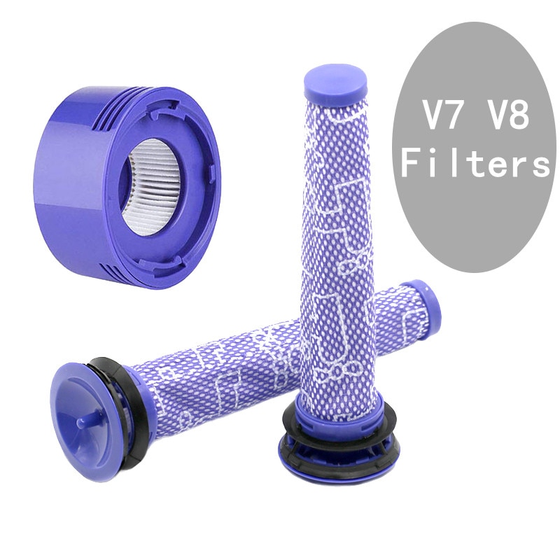 Wasbare Pre-Filter Post-Filter Hepa Luchtfilters Geschikt Voor Dyson V7 V8 V 7/8 Stofzuiger Onderdelen accessoires DysonV7 DysonV8