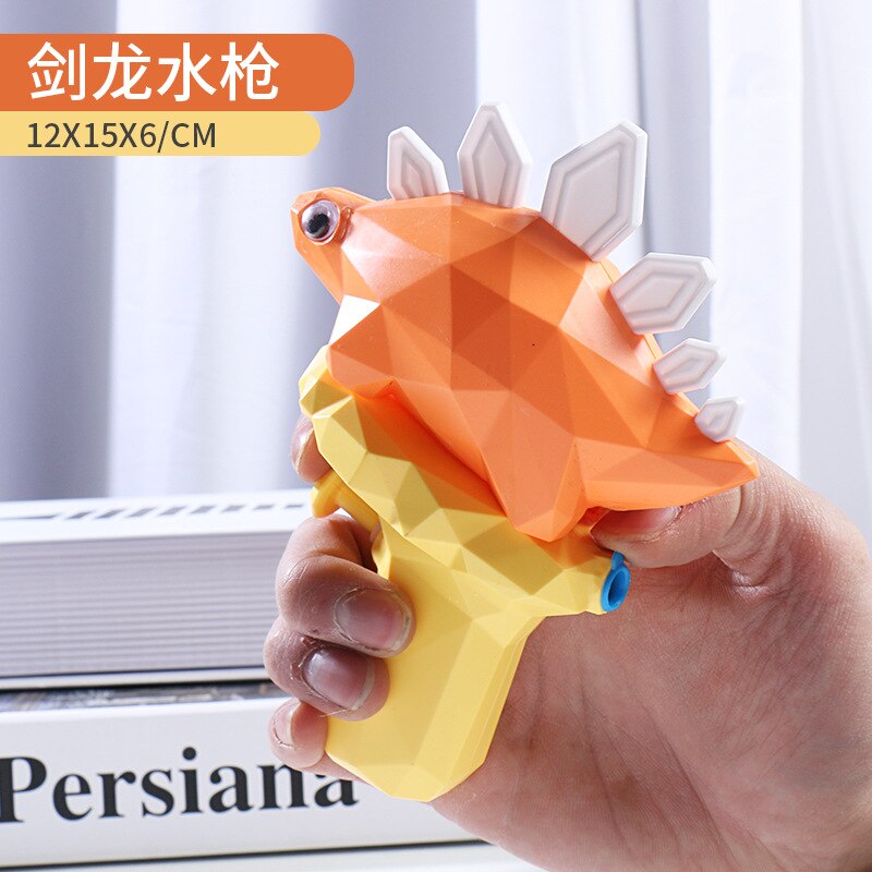 Neue 4-dimensionale Kreative Dinosaurier Wasser Pistole Spielzeug freundlicher Spielen mit Wasser und Absorbieren Wasser Jungen und Mädchen Sommer Strand Spielzeug: 1Stck-O