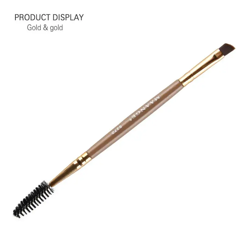 Cepillo de pestañas de doble cabeza, peine para cejas, cepillo para cejas, cepillos de maquillaje profesionales para cejas, herramientas de maquillaje para extensión de pestañas