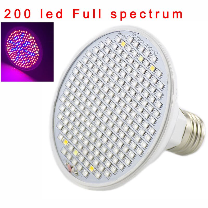 Full Spectrum Plant Grow Led Light Bulbs Lamp Lighting for Seeds Hydro Flower Greenhouse Veg Indoor Garden E27 Phyto Growbox