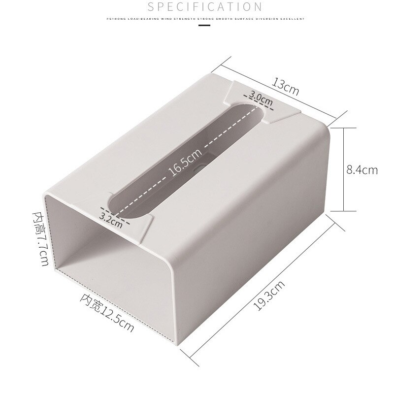 Wall Hanging Upside down Holder Storage Shelf Paper Extraction Box Toilet Tissue Kitchen Hole Punched Nailless Toilet