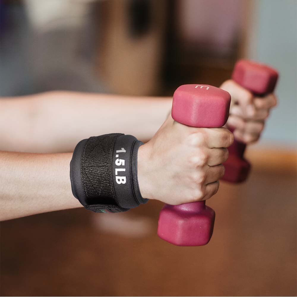 1PCS Ankle/Wrist Weights, Durable Arm Leg Weights with Adjustable Strap Bukle Gym Newest Material Thigh Leg Weight Lifting