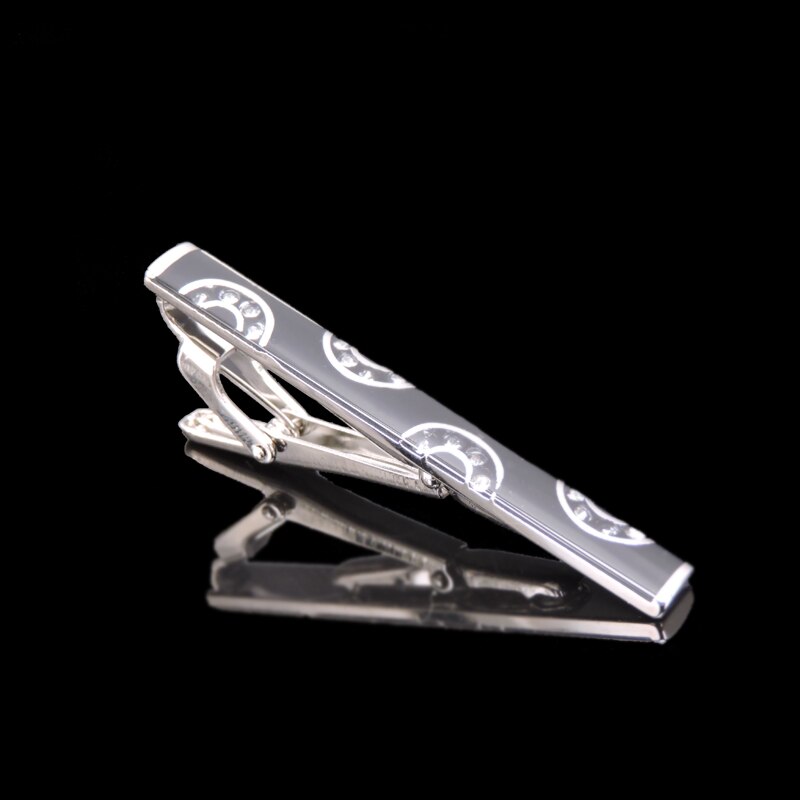 crystal black tie clip spring jewelry men&#39;s business shirt suit tie badge pin father&#39;s Day tie clip