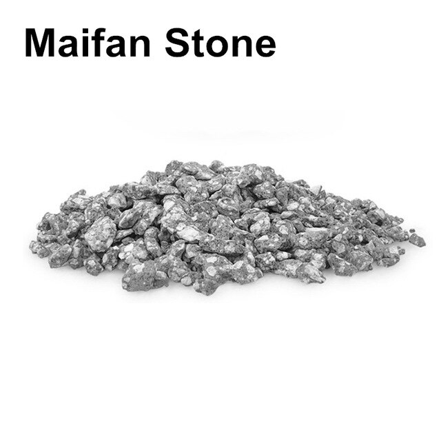 500G 12-In-1 Fish Tank Filter Materiaal Keramische Activated Carbon Biochemische Bal Medium Aquarium Accessoires met Netto Zak: Maifan Stone