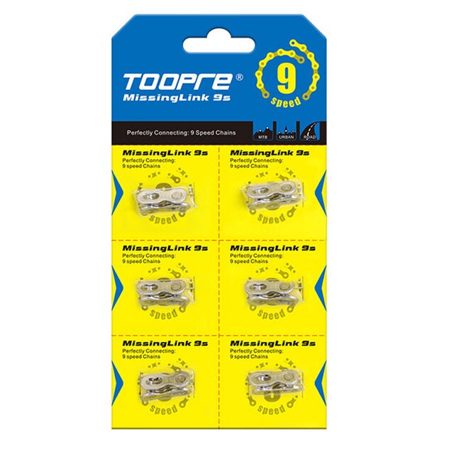 6 Pairs Bicycle Missing Link Chain Link Connector 6/7/8/9/10/11/12 Speed Bike Chain Link JointMagic Buckles Cycling Parts: 9S