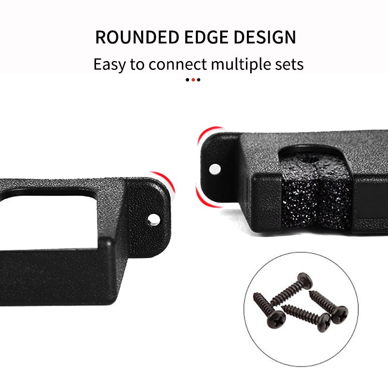 Fiskestangsholdere til 2pc lodret vægstangsstativ til opbevaring af  to 6 stænger, pladseffektiv abs-fiskestangsholder til vægmontering, opbevaringsværktøj