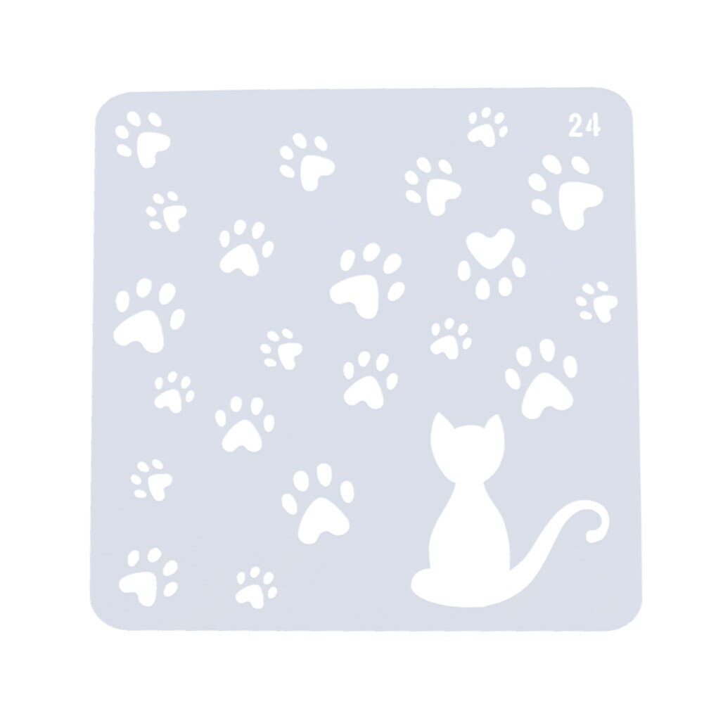 DIY Starry Star Painting Hollow Template Stencils for Painting Wall Scrapbooking Photo Album Embossing Paper Cards Crafts: Cat claw