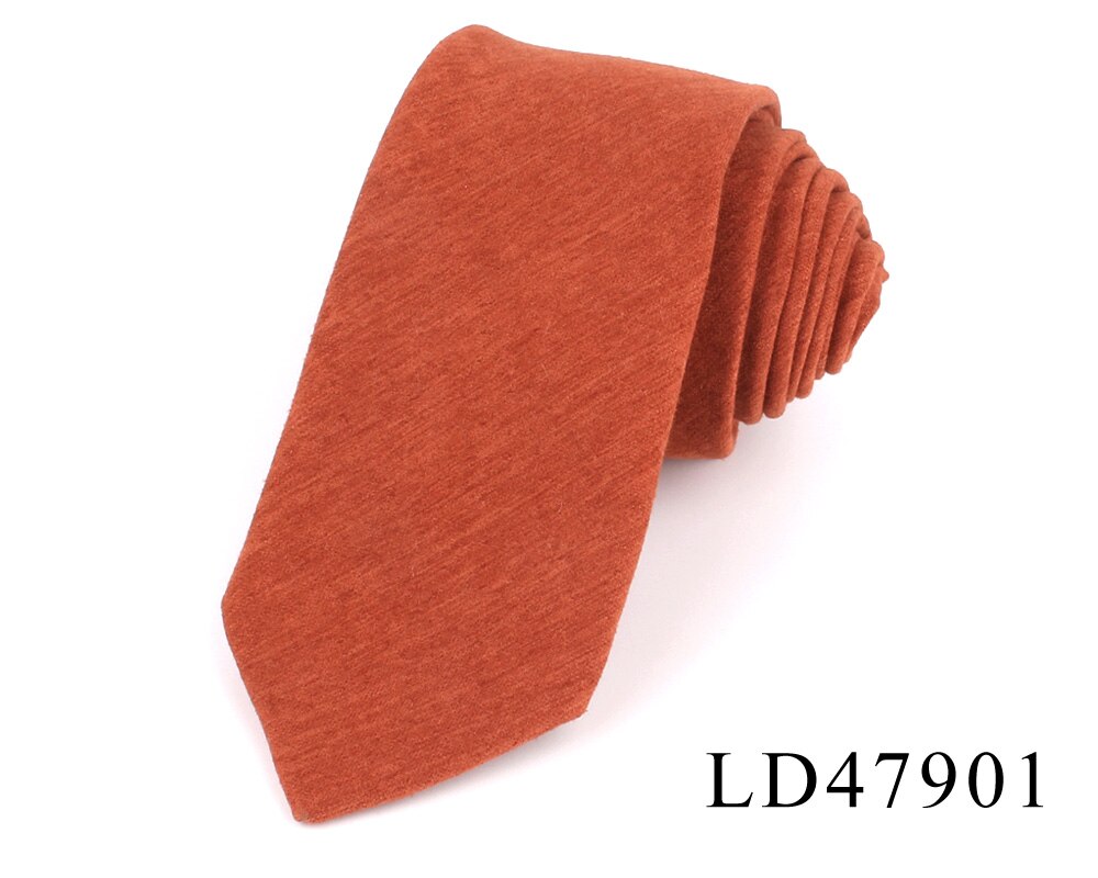 Gravatas de cor sólida para homens e mulheres, gravatas finas e casuais para casamento: LD47901