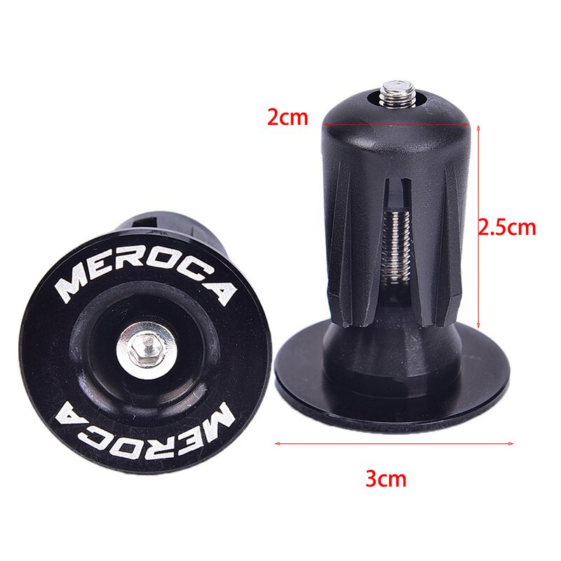 2 uds. De tapones para manillar de bicicleta, ligeros, de aluminio, antideslizantes, accesorios para bicicletas de montaña