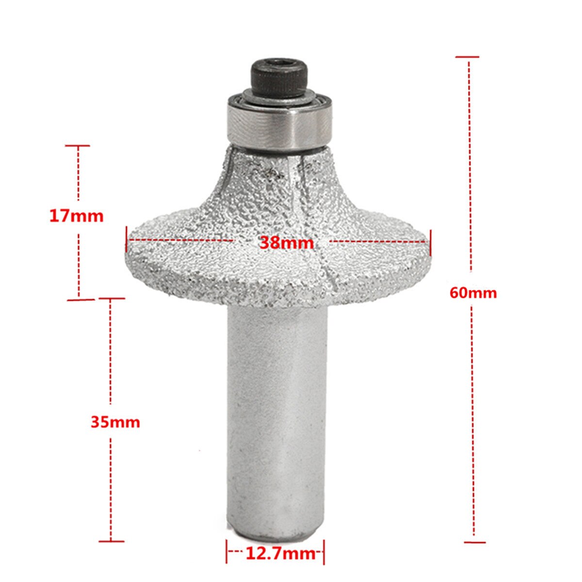 1/2 "diamantfreser hjul for marmor granitt håndprofiler halv bullnose diamantfres