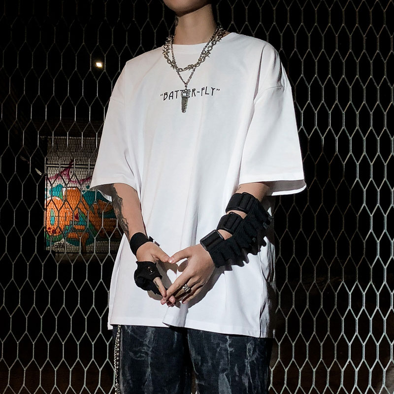 GONTHWID papillon imprimer à manches courtes t-shirts Streetwear Hip Hop décontracté ample t-shirts chemises hommes Harajuku été hauts homme