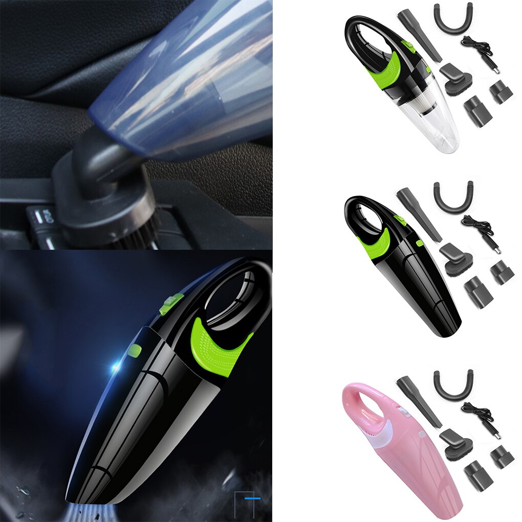 Autopölynimuri autoon kannettava pölynimuri kädessä pidettävä 12v 120w mini autopölynimuri auto aspirador coche
