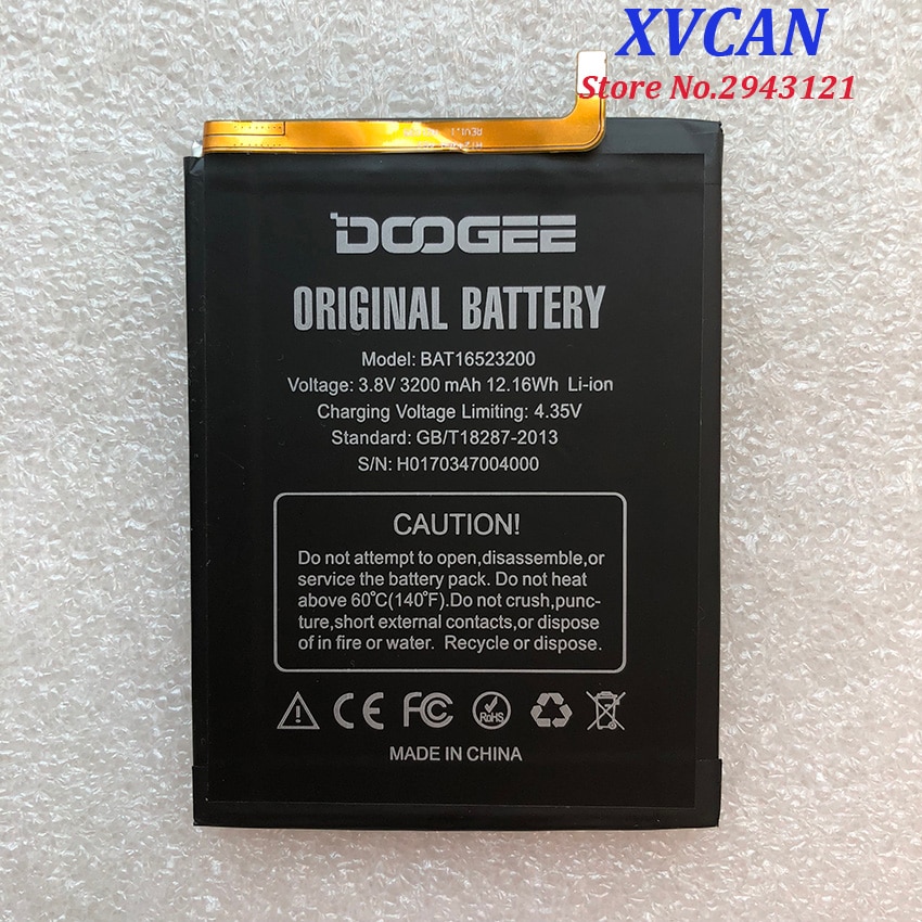 Originele Doogee Y6 Y6C Y6 Piano Batterij BAT16523200 MTK6750 Vervanging 3200Mah Onderdelen Batterij Smart Phone