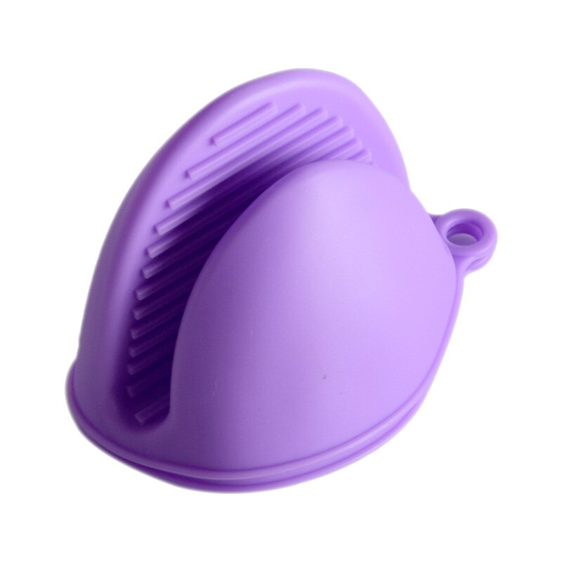 2PCS Thicken Silicone Baking Oven Mitts Microwave Oven Glove Insulation Non Stick Anti-slip Grips Bowl Pot Clips Kitchen Gadgets: C