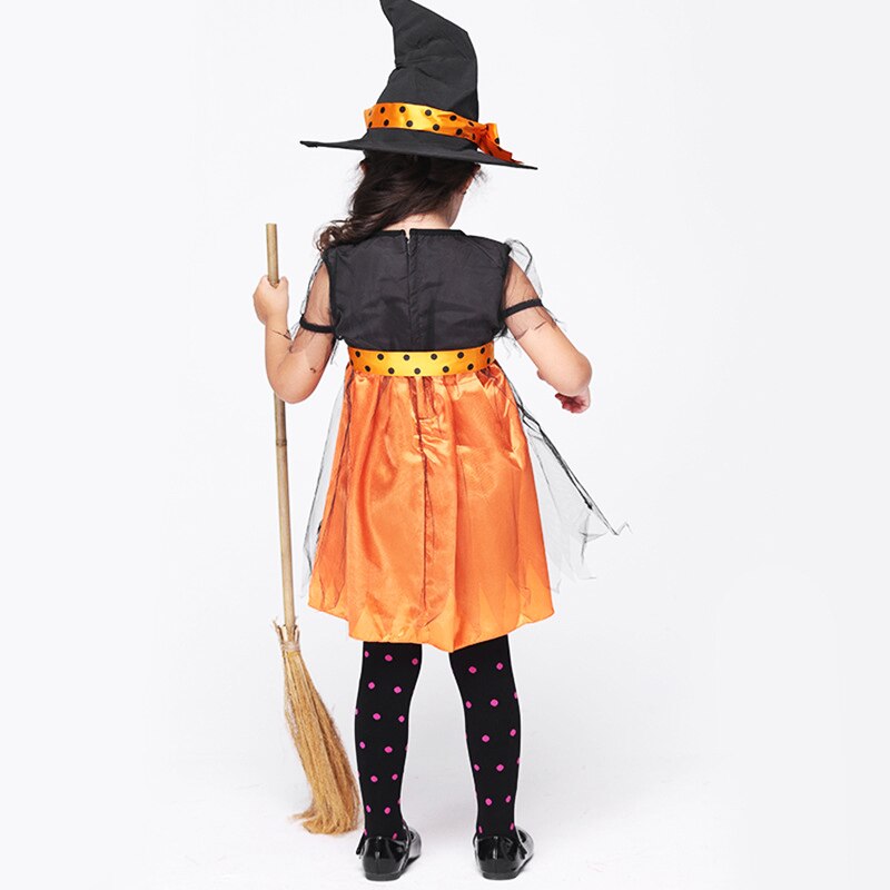 Børn halloween kostume børn heks cosplay halloween tøj cosplay rekvisitter  ya88