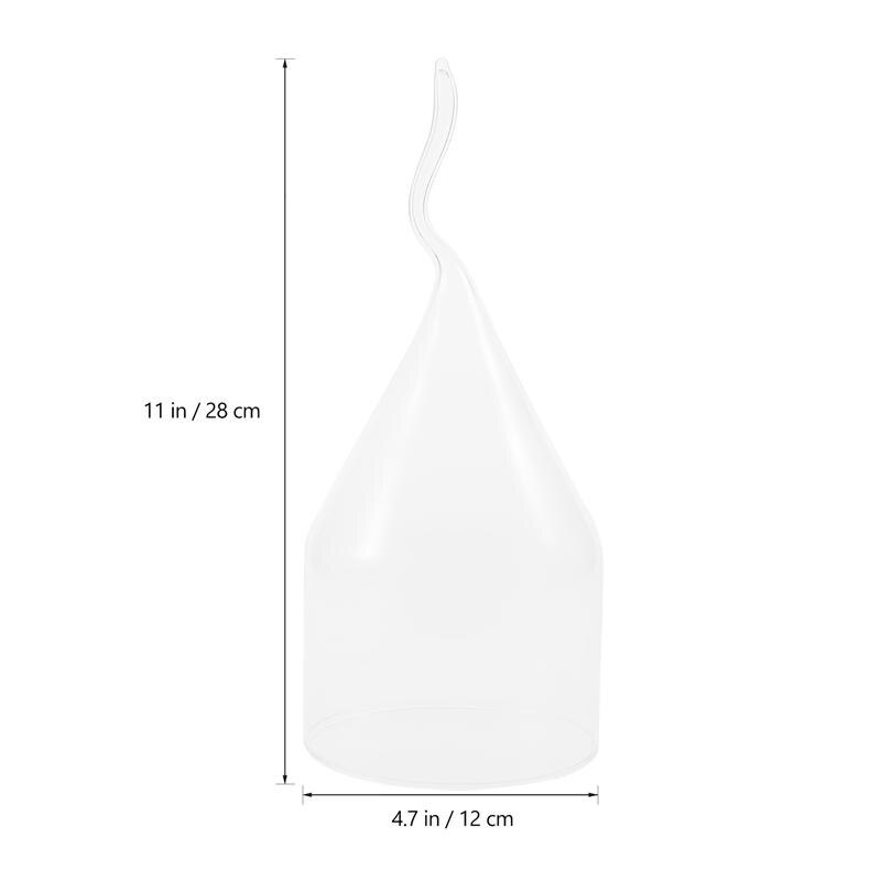 1Pc Clear Glass Cover Smoky Glass Cover Delicacy Glass Hood Cooking Tools Hotel Catering Supplies Kitchen Accessories
