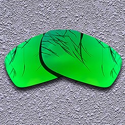 Polarized Replacement Lenses for Oakley Fives Squared Sunglasses - Multiple Choices: Emerald Green